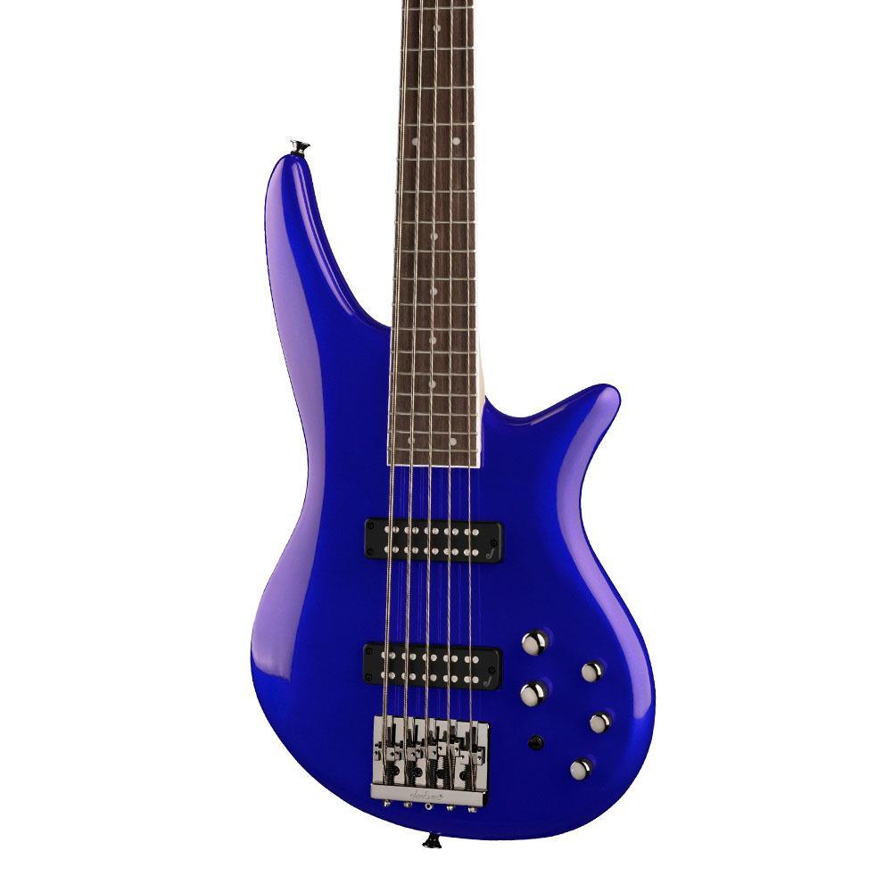 Jackson JS Spectra Bass JS3V Laurel Klavye Indigo Blue Bas Gitar