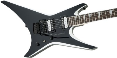Jackson JS Warrior JS32 Amaranth Klavye Black with White Bevels Elektro Gitar