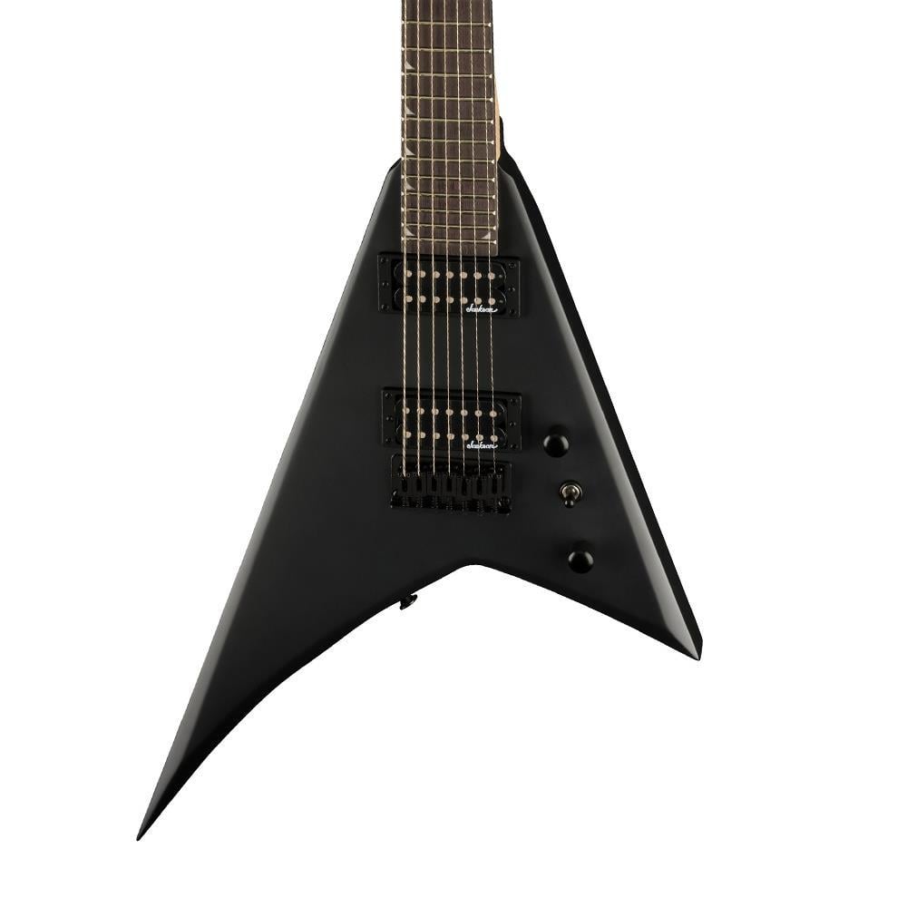 Jackson JS22-7 Rhoads RR HT Amaranth Klavye Satin Black Elektro Gitar