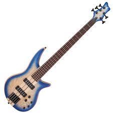 Jackson Pro Spectra Bass SBA V Caramelized Jatoba Klavye Blue Burst 5 Telli Bas Gitar