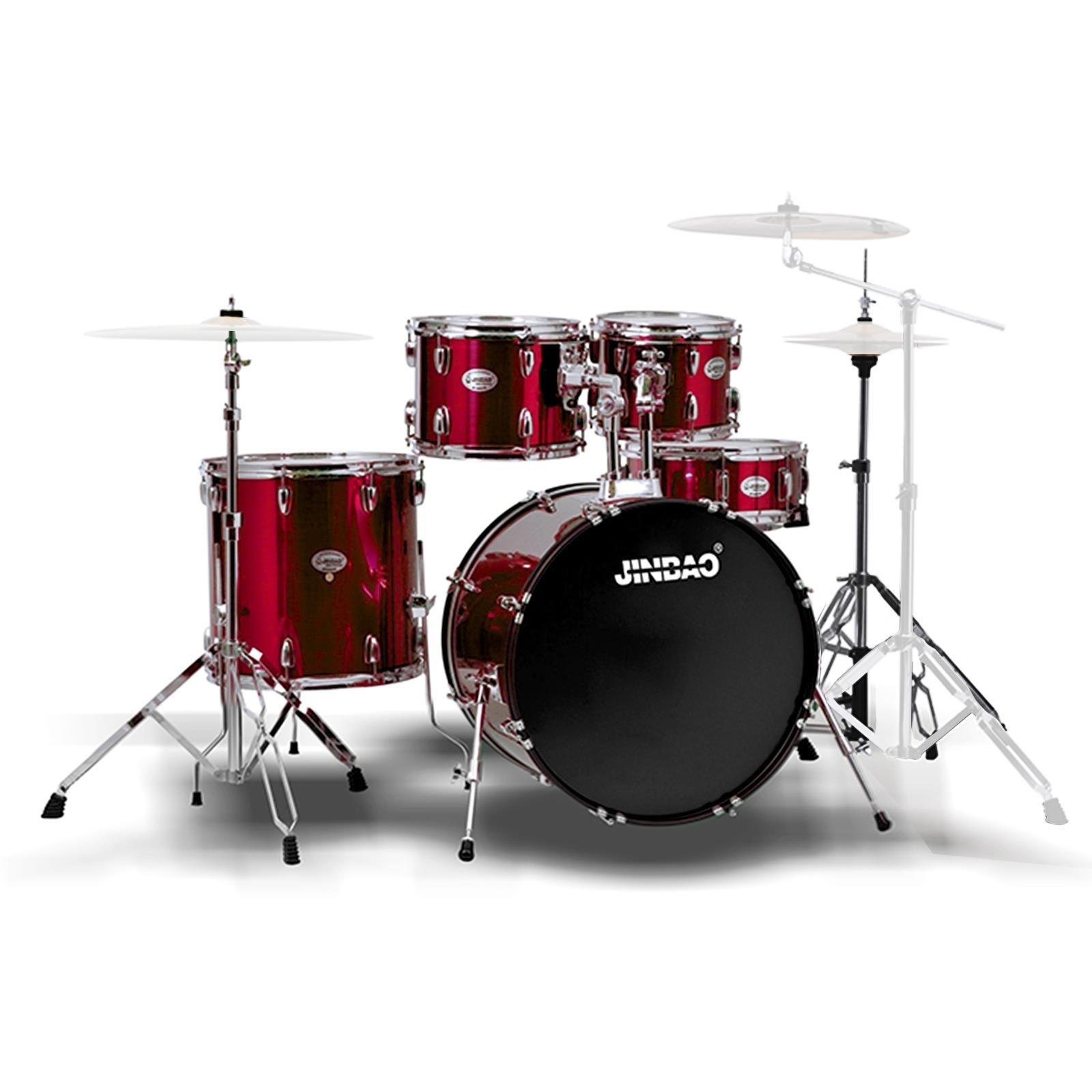 Jinbao 5 Parça Davul Seti (Kırmızı)