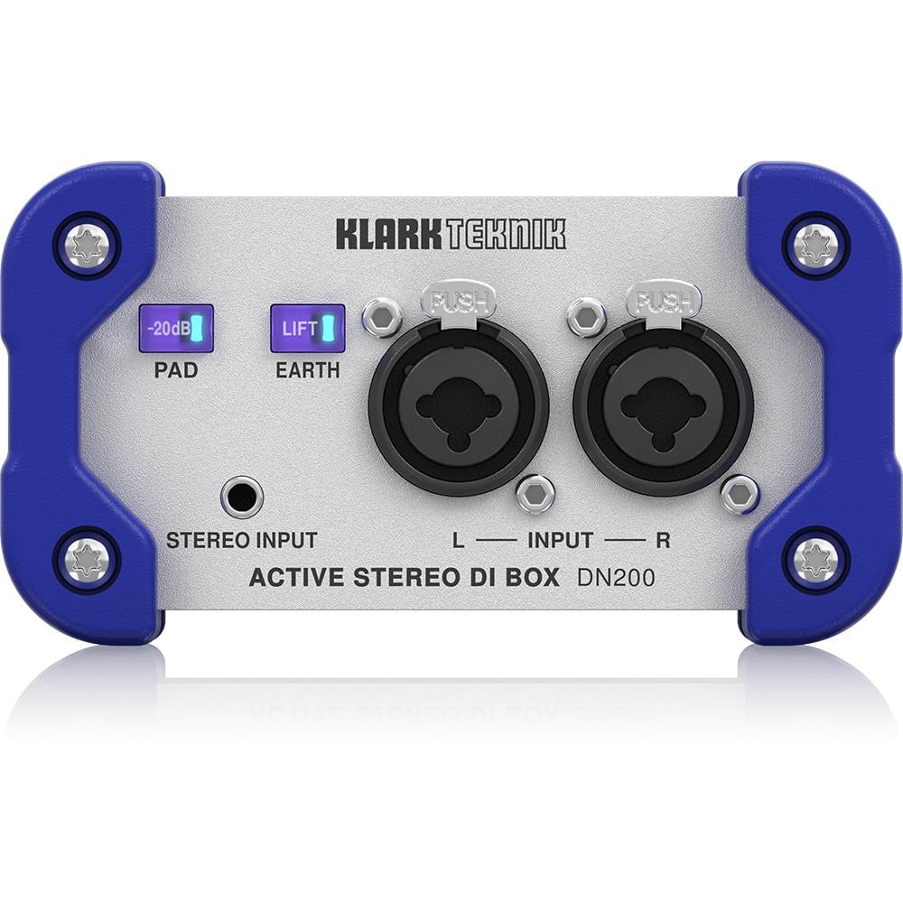 Klark Teknik DN200 V2 2-Kanal Active DI Box