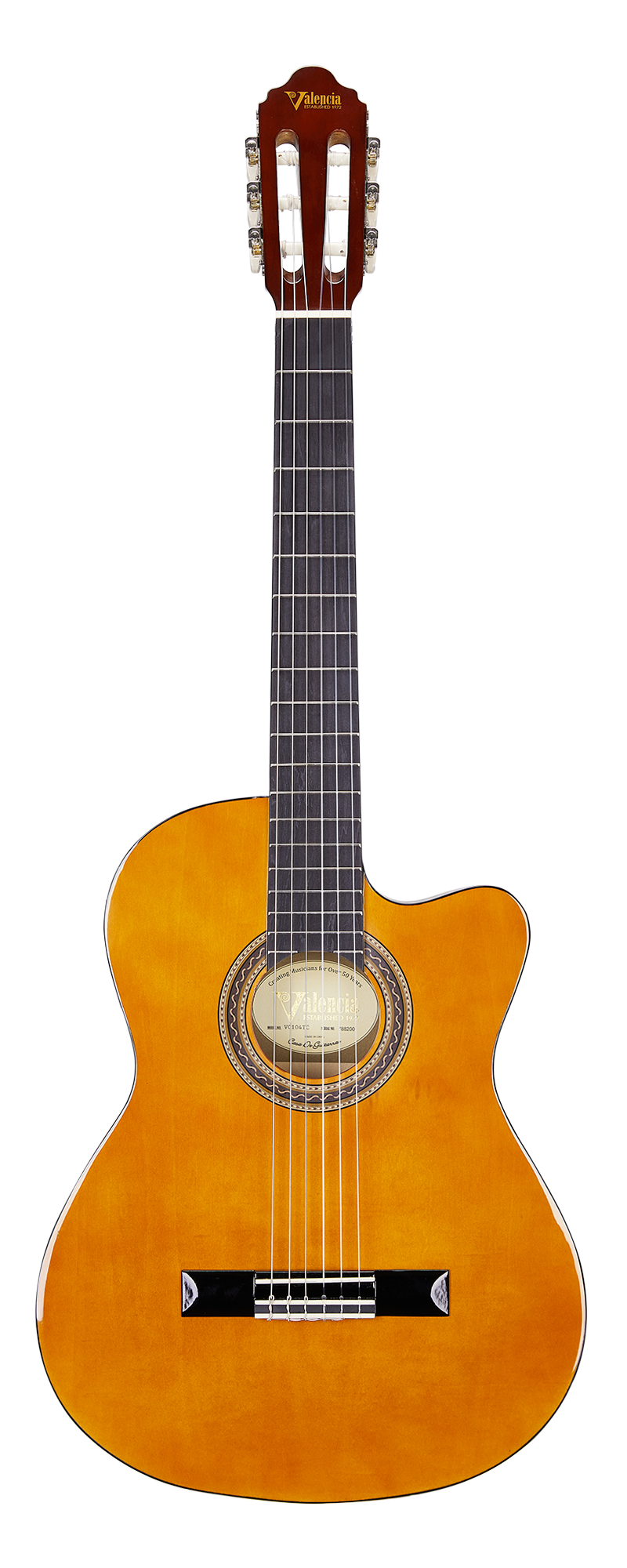 KLASİK GİTAR 4/4 NATUREL SAP ÇELİKLİ İNCE KASA