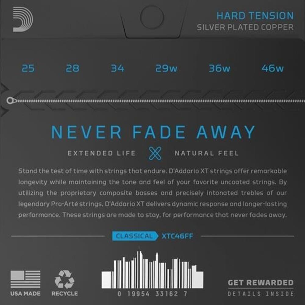 KLASİK GİTAR TEL SETİ, HARD TENSION, DYNACORE