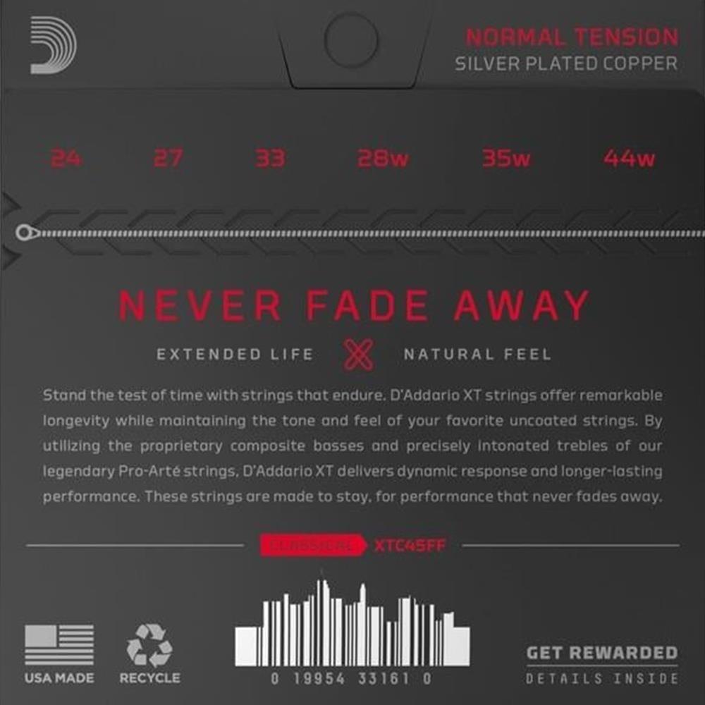 KLASİK GİTAR TEL SETİ, NORMAL TENSION, DYNACORE