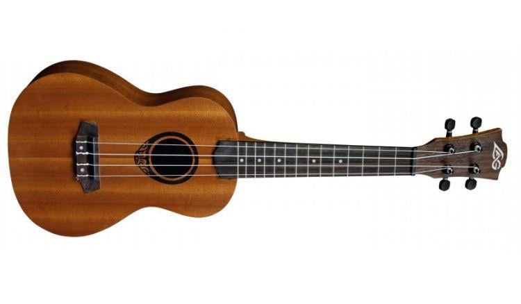 LAG GLU TKU10S Tiki Soprano Natural Ukulele