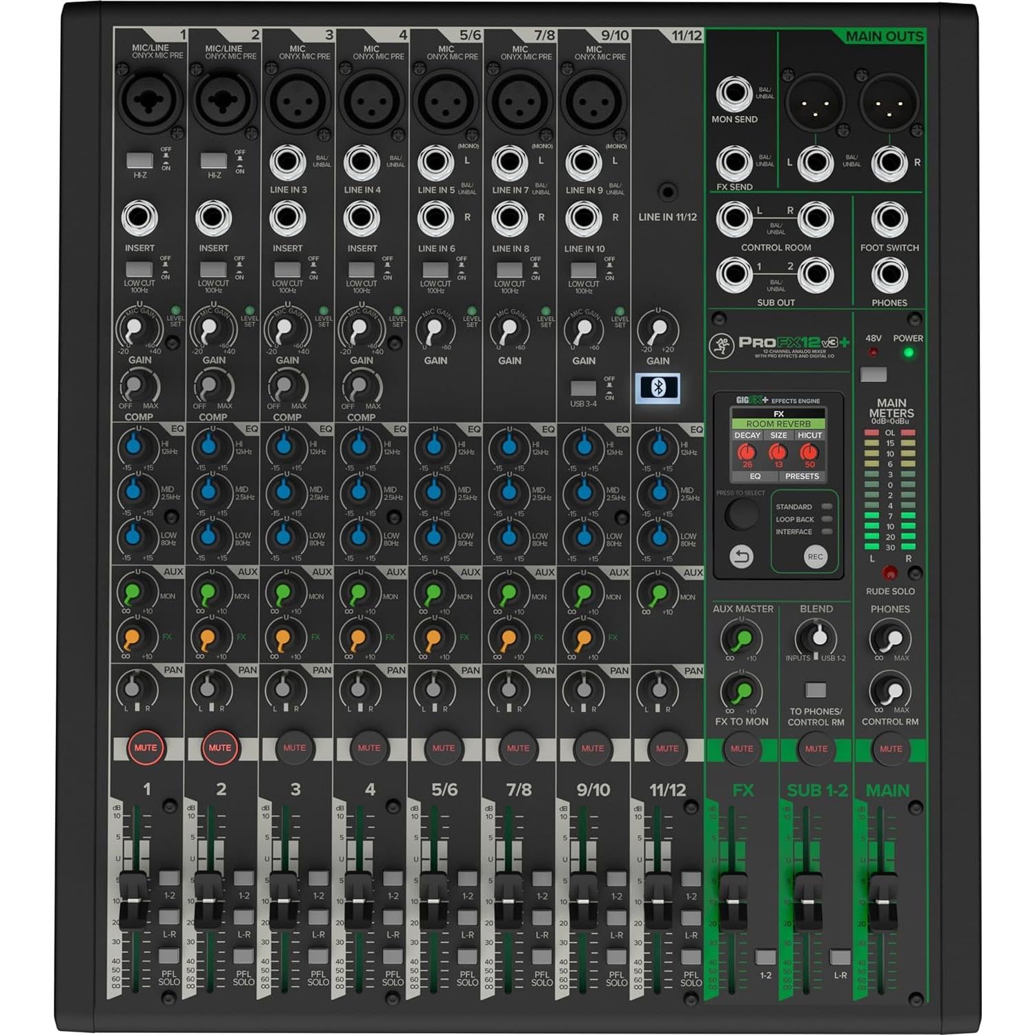Mackie PROFX12 V3 12-Kanal Mikser