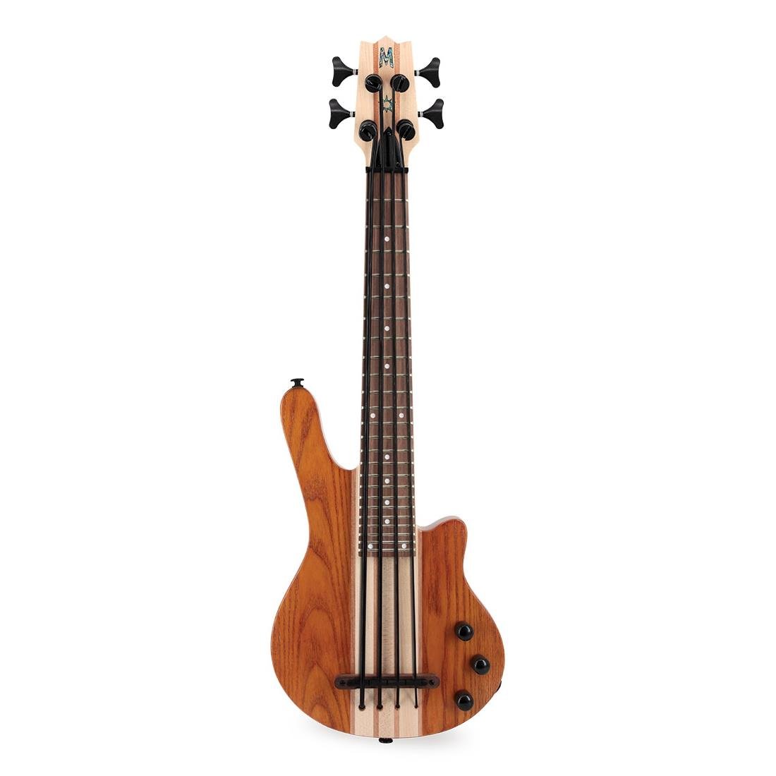 Mahalo MEB1PRO-TBR Elektro Bas Ukulele (Transparent Brown)