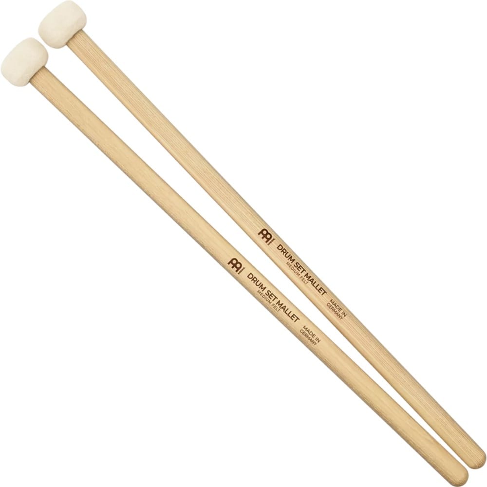 Meinl SB401 Drum Set Mallet Medium  Felt Tip (5A Hickory Handle)