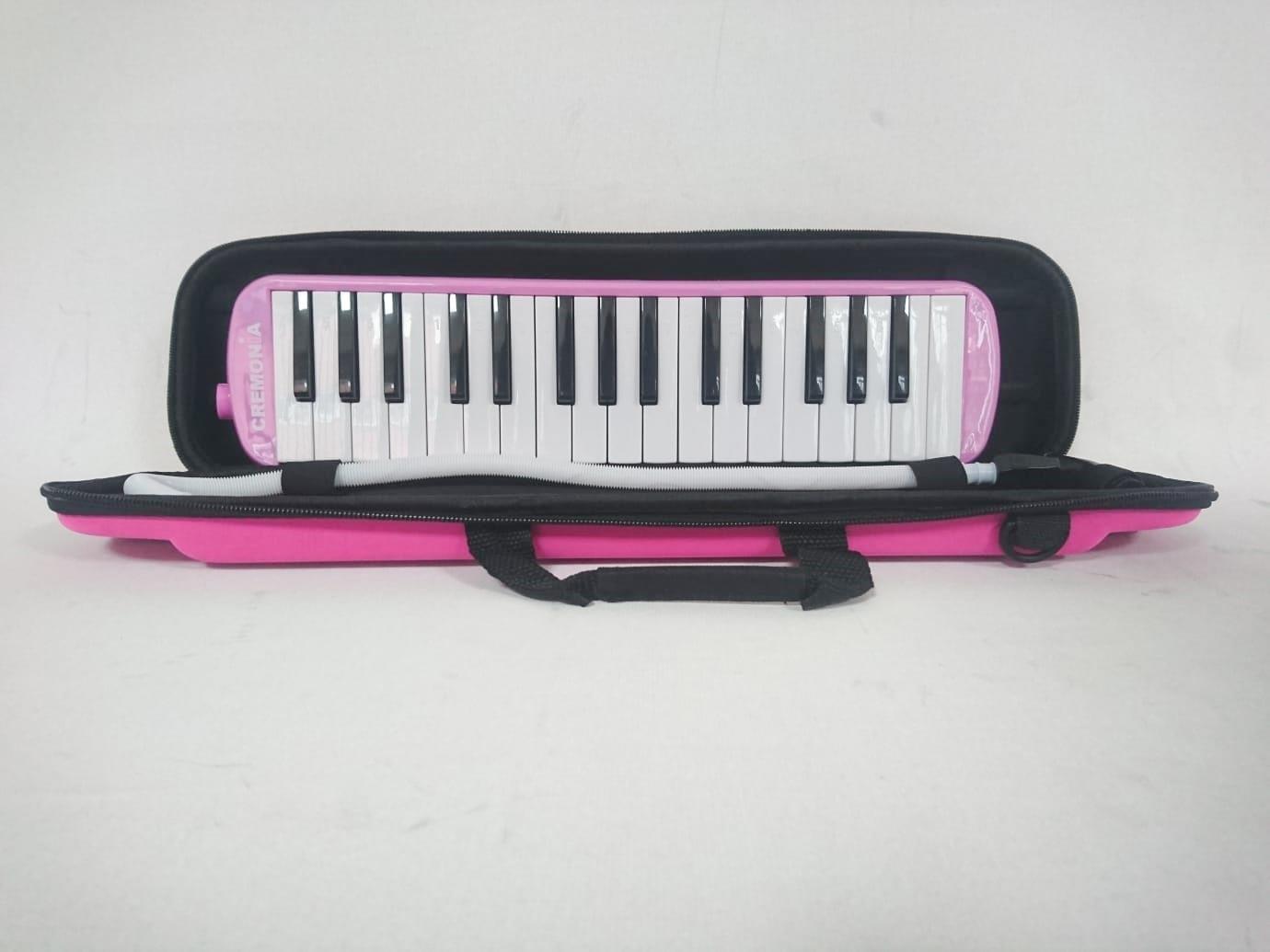 MELODİKA 32 TUŞLU PEMBE RENK EVA ÇANTALI