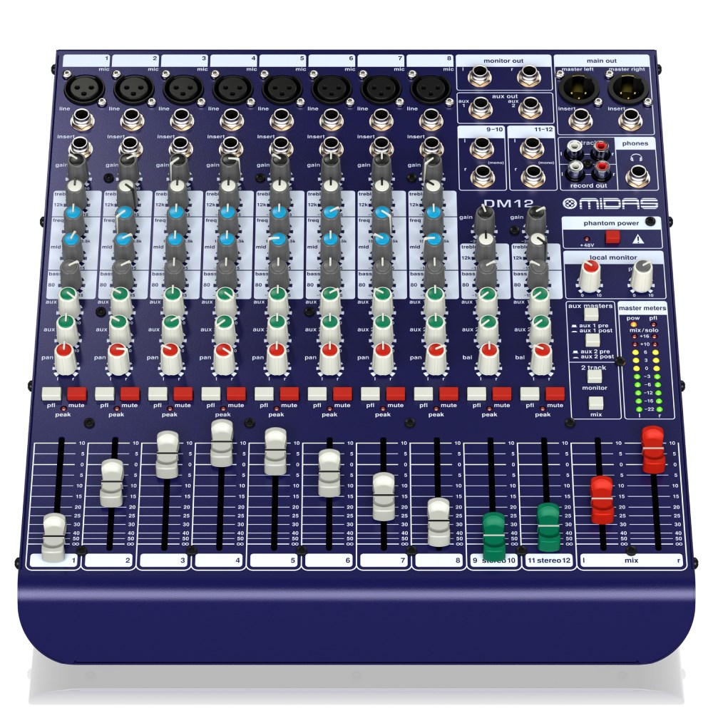 Midas DM12 12 Kanal Analog Mikser