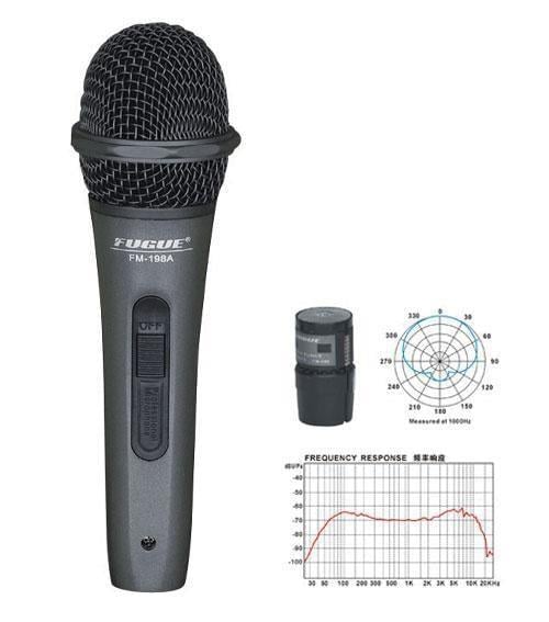 MİKROFON KABLOLU SİYAH BAŞLIKLI DİNAMİK TEK YÖNLÜ