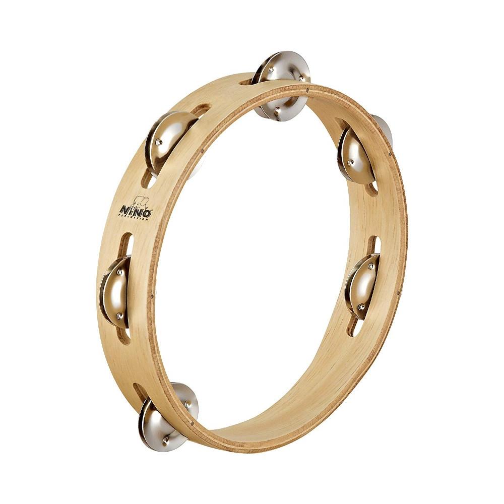 Nino NINO46 Wood 8'' Tambourine
