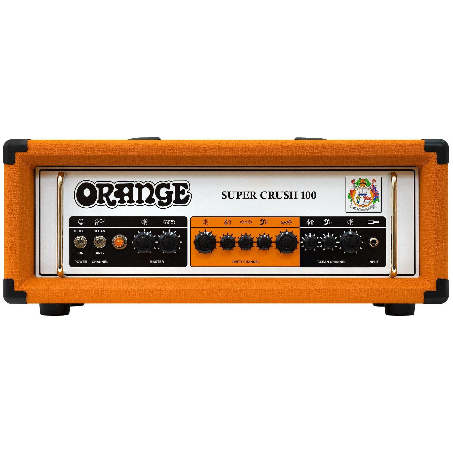 Orange Super Crush 100 100-Watt Kafa Amfi (Orange)