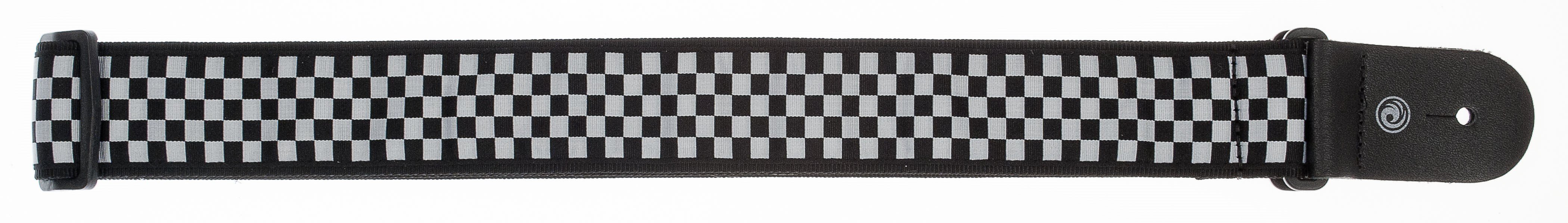 PLANETWAVES 50C02 GİTAR ASKISI, DOKUMA, SATRANÇ SİYAH BEYAZ CHECK MATE