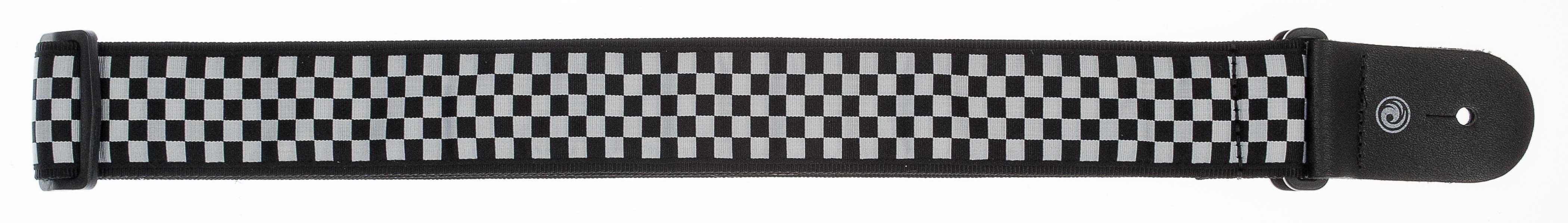 PLANETWAVES 50C02 GİTAR ASKISI, DOKUMA, SATRANÇ SİYAH BEYAZ CHECK MATE
