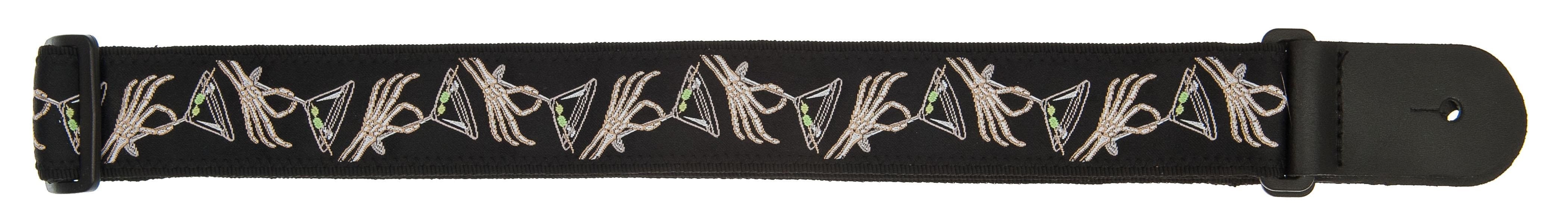PLANETWAVES 50C07 GİTAR ASKISI, DOKUMA 50MM, STRAP-NP SKELETON GLASS