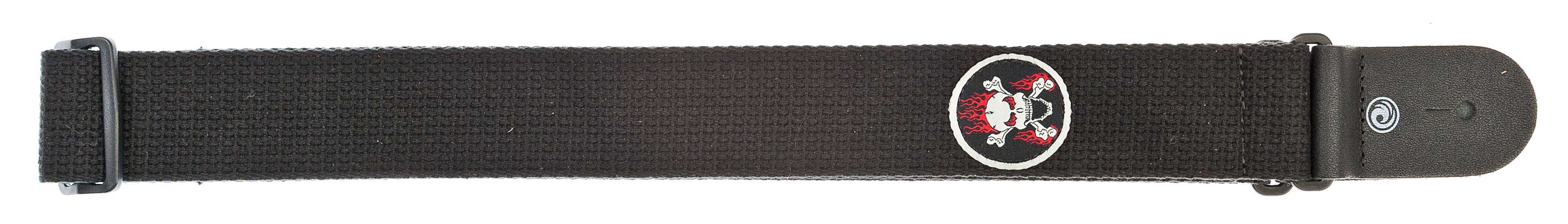 PLANETWAVES 50CTP03 GİTAR ASKISI, 50MM, COTON PATCH SKULL