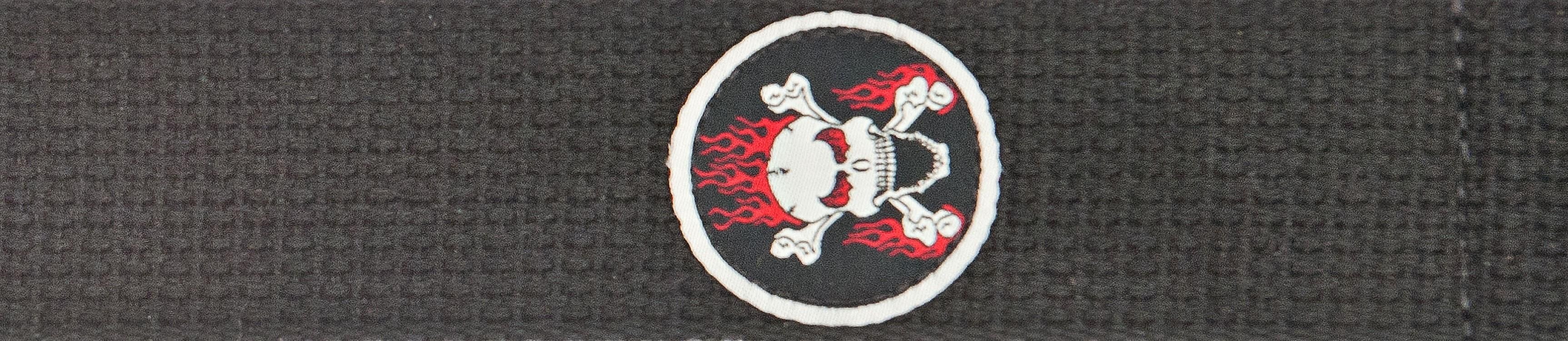 PLANETWAVES 50CTP03 GİTAR ASKISI, 50MM, COTON PATCH SKULL
