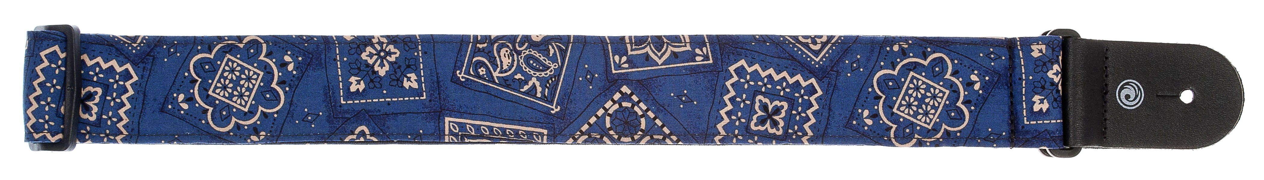 PLANETWAVES 50G03 GİTAR ASKISI, 50MM, MAVİ BANDANA
