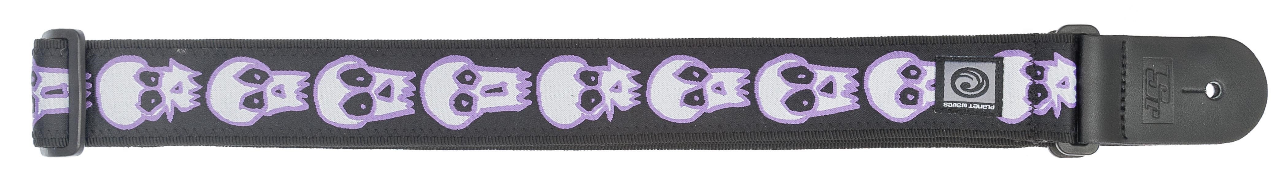 PLANETWAVES 50JS07 GİTAR ASKISI, DOKUMA, JOE SATRIANI SKULLS