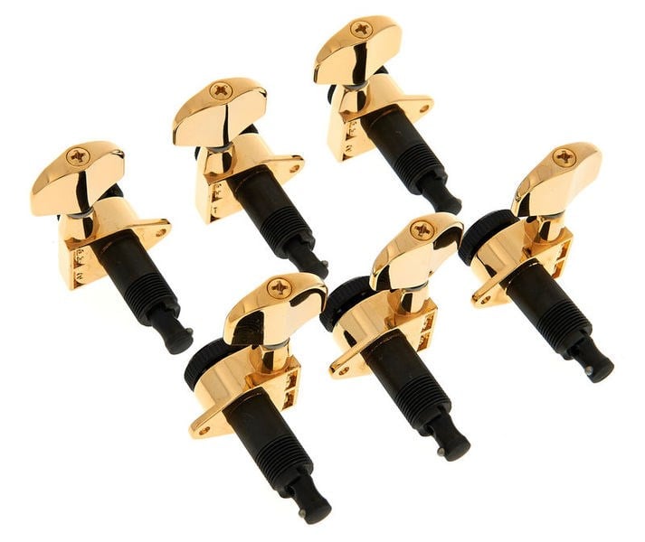 PLANETWAVES PWAT333L ELEKTRO GİTAR KULAĞI, 3+3, GOLD
