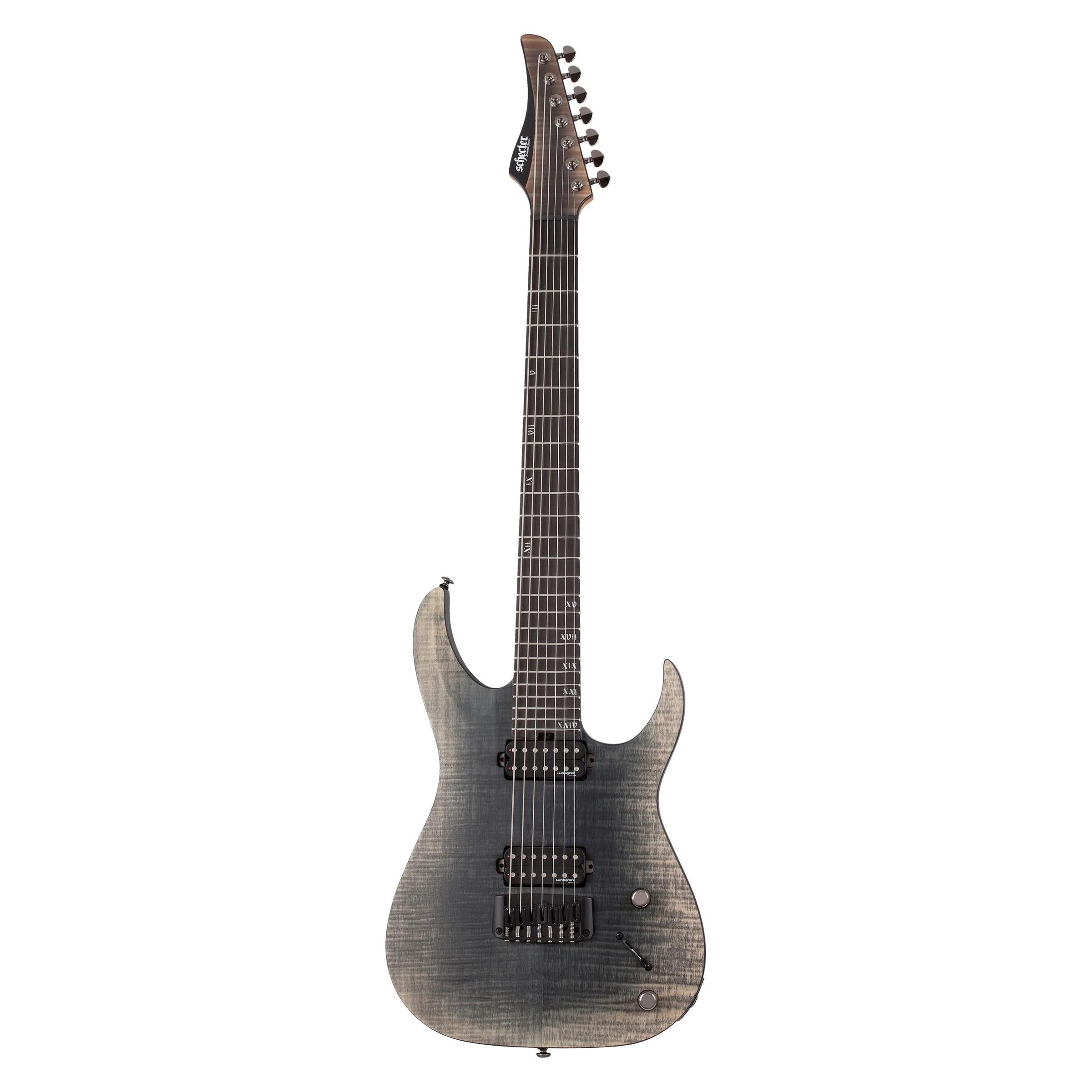 Schecter Banshee Mach-7 7 Telli Elektro Gitar (Fallout Burst)