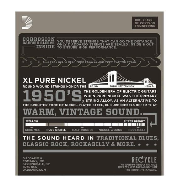 SET ELEC GTR NICKEL JAZZ LITE