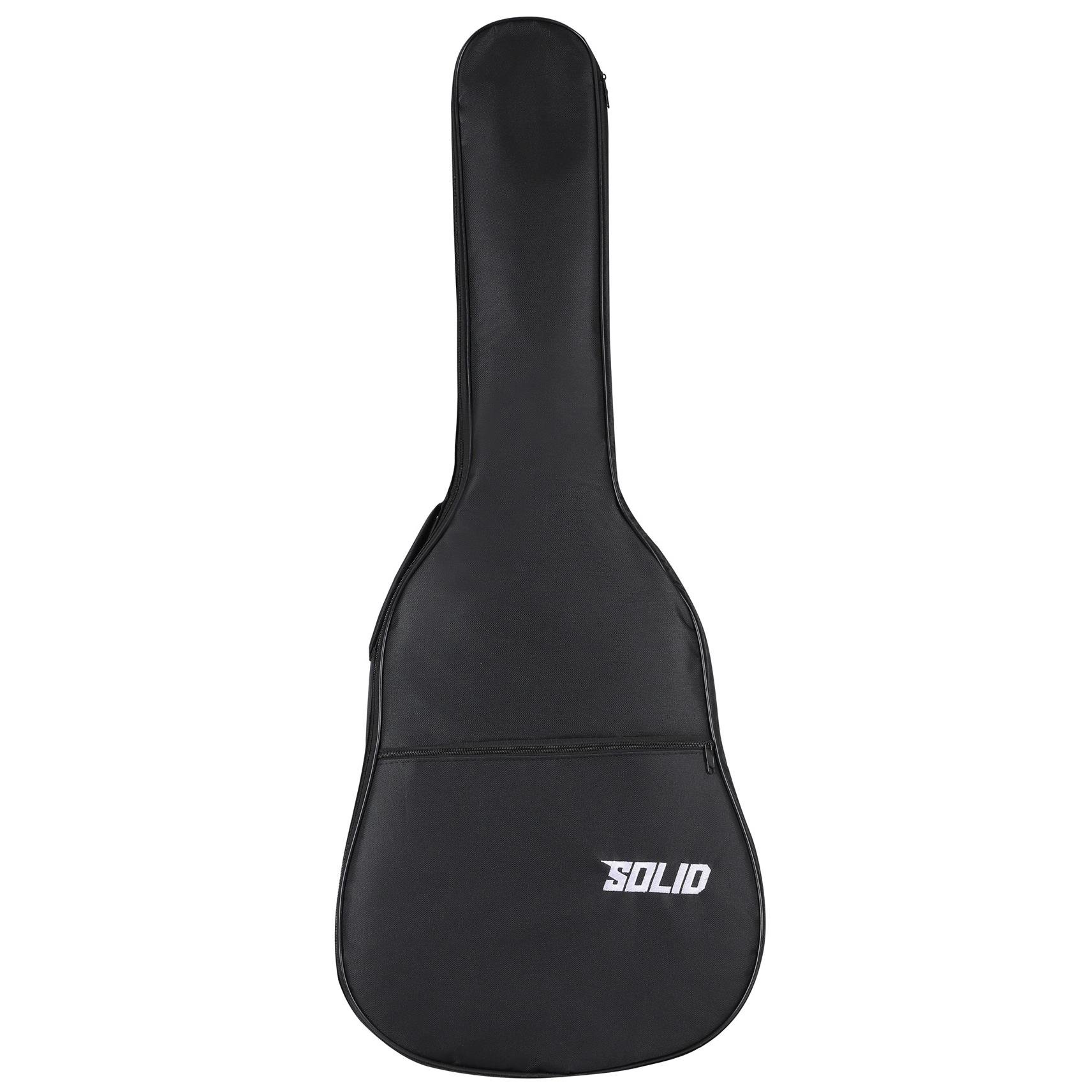 Solid Case Akustik Gitar Gigbag (Siyah)