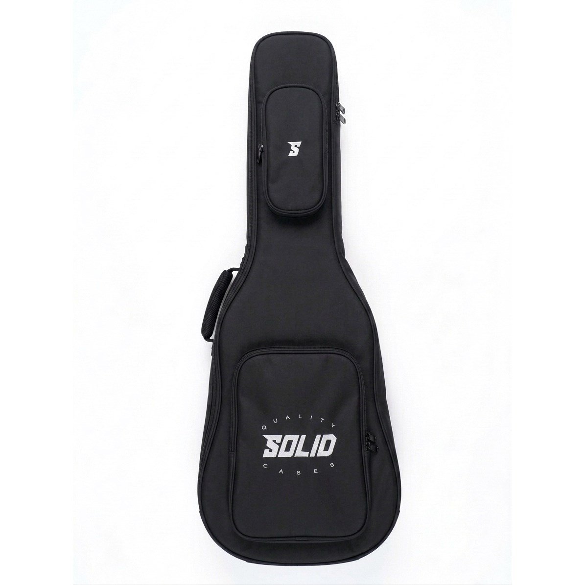 Solid Case Elektro Gitar  Premium Gigbag (Siyah-Gri)