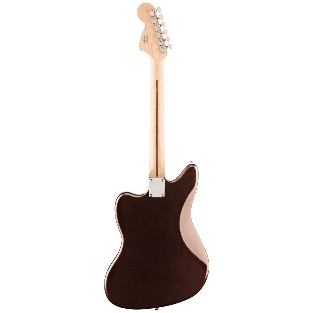 Squier Affinity Jaguar Akçaağaç Klavye WPG Mystic Metallic Brown Elektro Gitar
