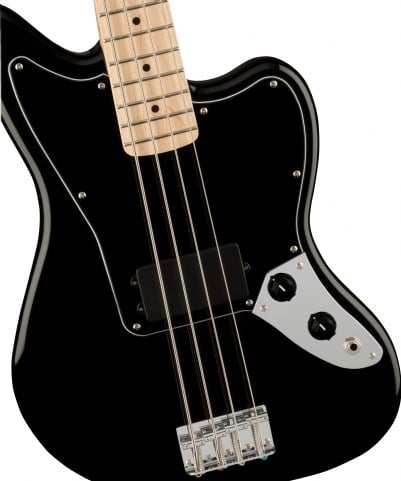 Squier Affinity Jaguar Bass H Akçaağaç Klavye Black Bas Gitar