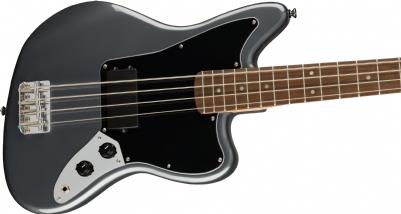 Squier Affinity Jaguar Bass H Laurel Klavye Charcoal Frost Metallic Bas Gitar