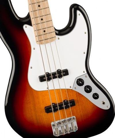 Squier Affinity Jazz Bass Akçaağaç Klavye 3-Color Sunburst Bas Gitar