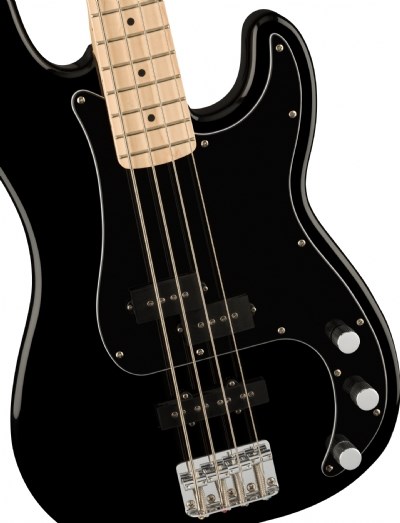 Squier Affinity Precision Bass PJ Akçaağaç Klavye Black Bas Gitar