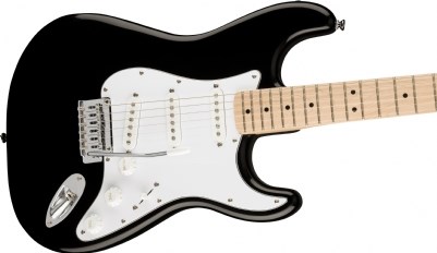 Squier Affinity Stratocaster Akçaağaç Klavye Black Elektro Gitar