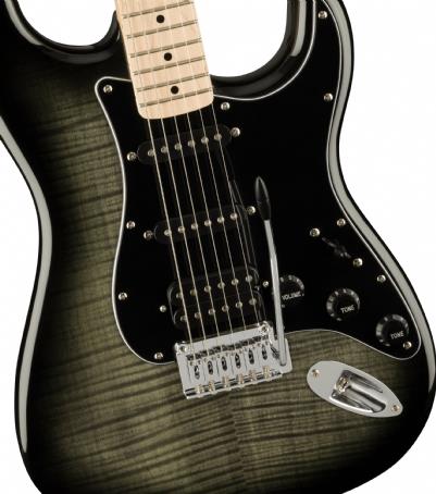 Squier Affinity Stratocaster FMT HSS Akçaağaç Klavye Black Burst Elektro Gitar