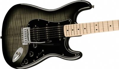 Squier Affinity Stratocaster FMT HSS Akçaağaç Klavye Black Burst Elektro Gitar