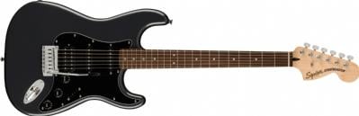 Squier Affinity Stratocaster HSS Laurel Klavye Charcoal Frost Metallic 15G Elektro Gitar Seti
