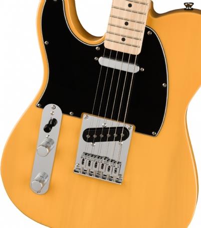 Squier Affinity Telecaster Akçaağaç Klavye Butterscotch Blonde Solak Elektro Gitar
