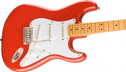 Squier Classic Vibe 50s Stratocaster Akçaağaç Klavye Fiesta Red Elektro Gitar