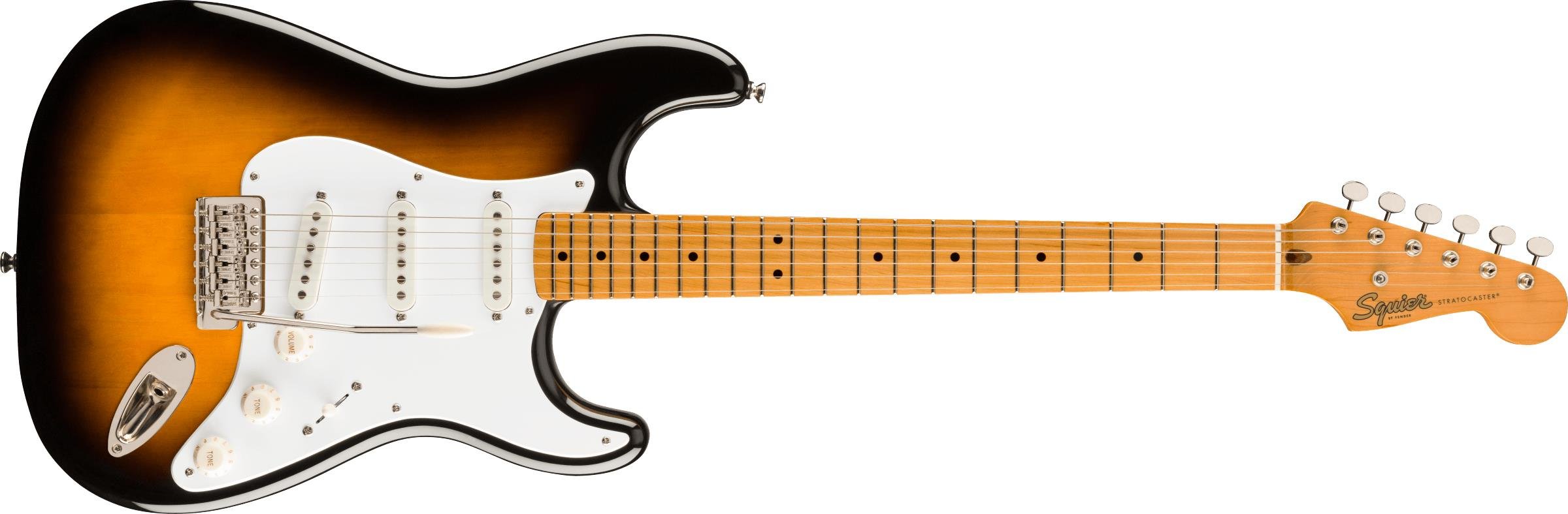 Squier Classic Vibe 50s Stratocaster Akçaağaç Klavye 2-Color Sunburst Elektro Gitar