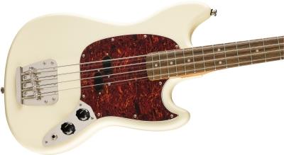 Squier Classic Vibe 60s Mustang Bass Laurel Klavye Olympic White Bas Gitar