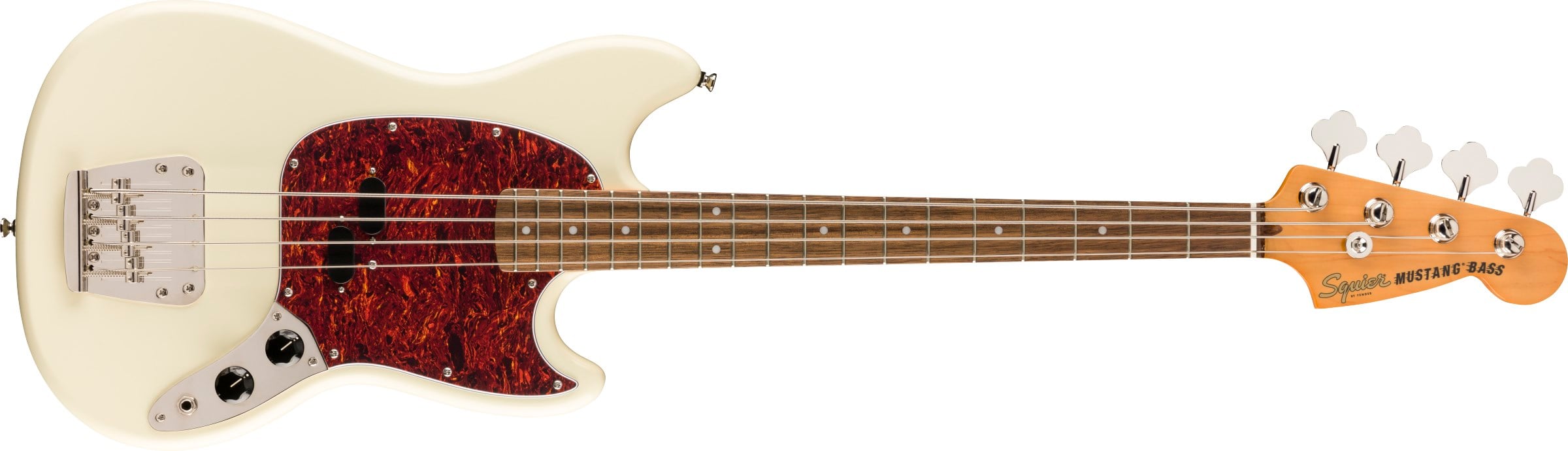 Squier Classic Vibe 60s Mustang Bass Laurel Klavye Olympic White Bas Gitar