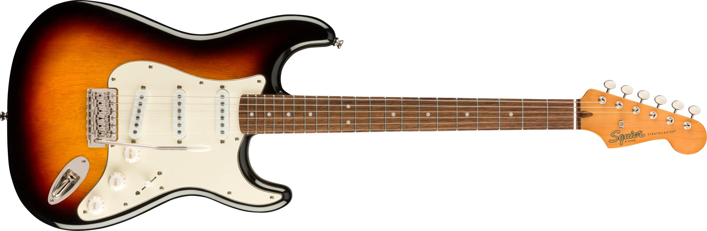 Squier Classic Vibe 60s Stratocaster Laurel Klavye 3-Color Sunburst Elektro Gitar
