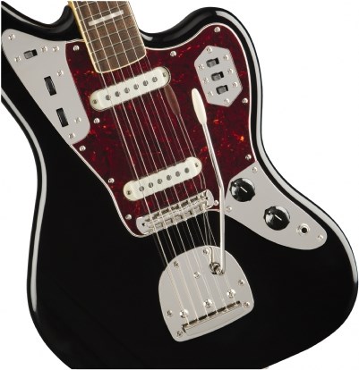 Squier Classic Vibe 70s Jaguar Laurel Klavye Black Elektro Gitar