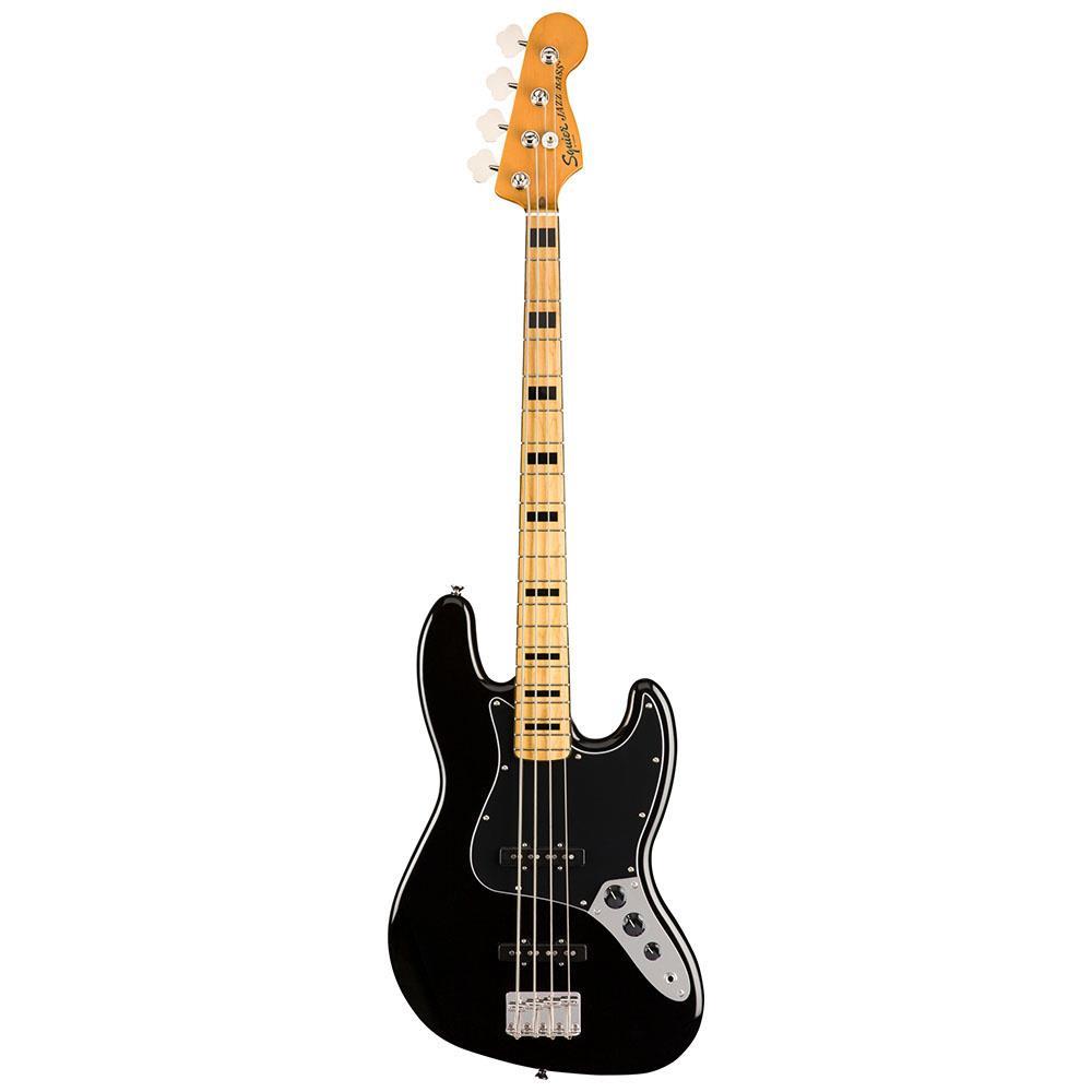 Squier Classic Vibe 70s Jazz Bass Akçaağaç Klavye Black Bas Gitar