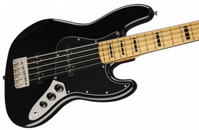 Squier Classic Vibe 70s Jazz Bass V Akçaağaç Klavye Black 5 Telli Bas Gitar