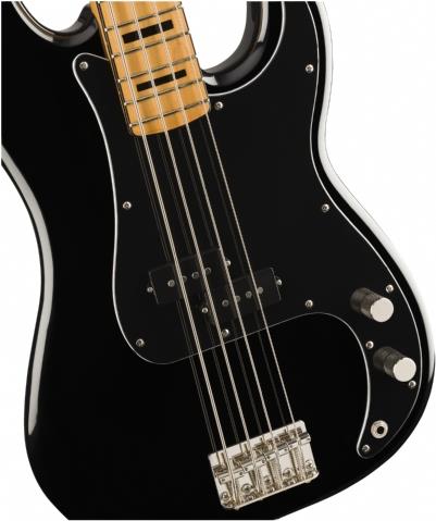 Squier Classic Vibe 70s Precision Bass Akçaağaç Klavye Black Bas Gitar
