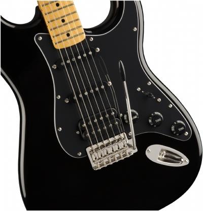 Squier Classic Vibe 70s Stratocaster HSS Akçaağaç Klavye Black Elektro Gitar